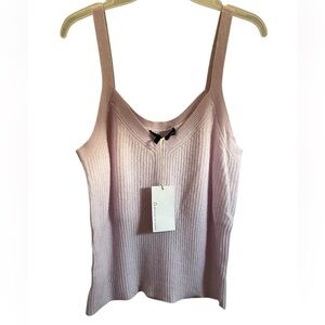 NWT 360CASHMERE Astrid Cashmere Ribbed